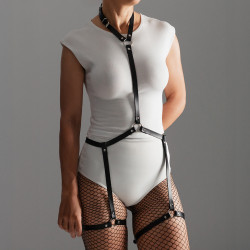 Harnais de Corps en Cuir Végan