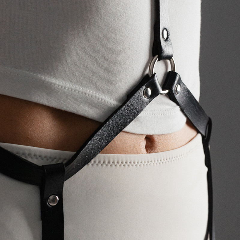 Harnais de Corps en Cuir Végan