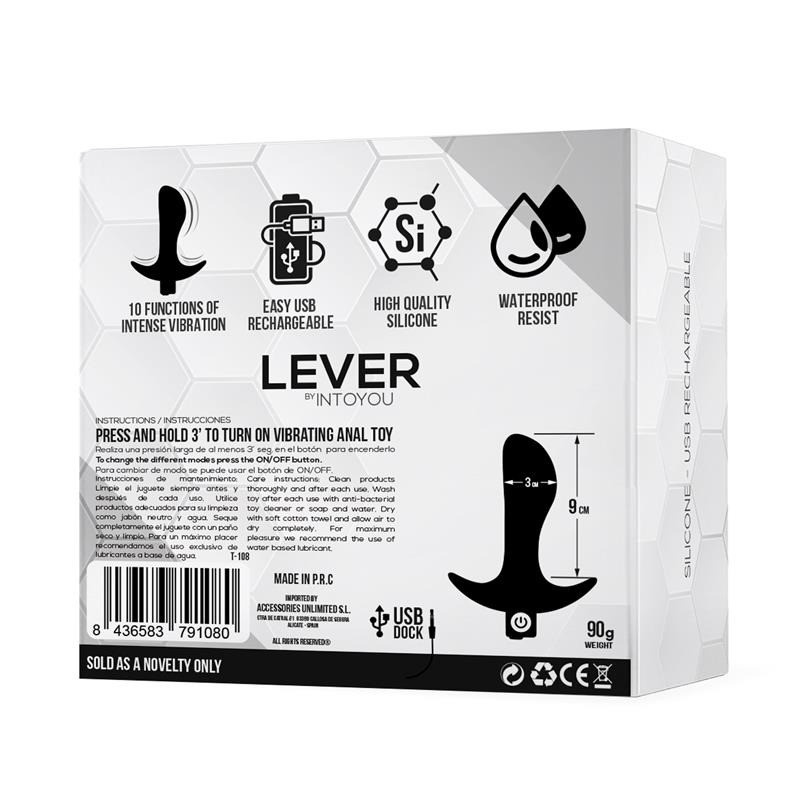 Lever Plug Anal avec Vibration