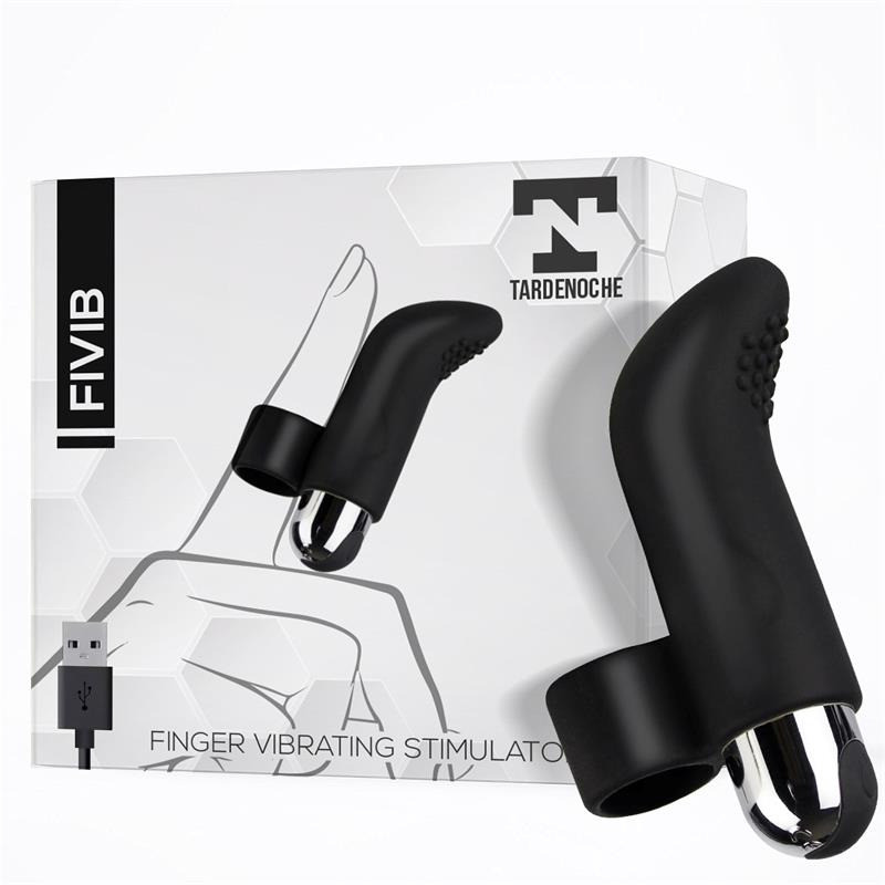 Fivib Stimulateur de Doigt Noir