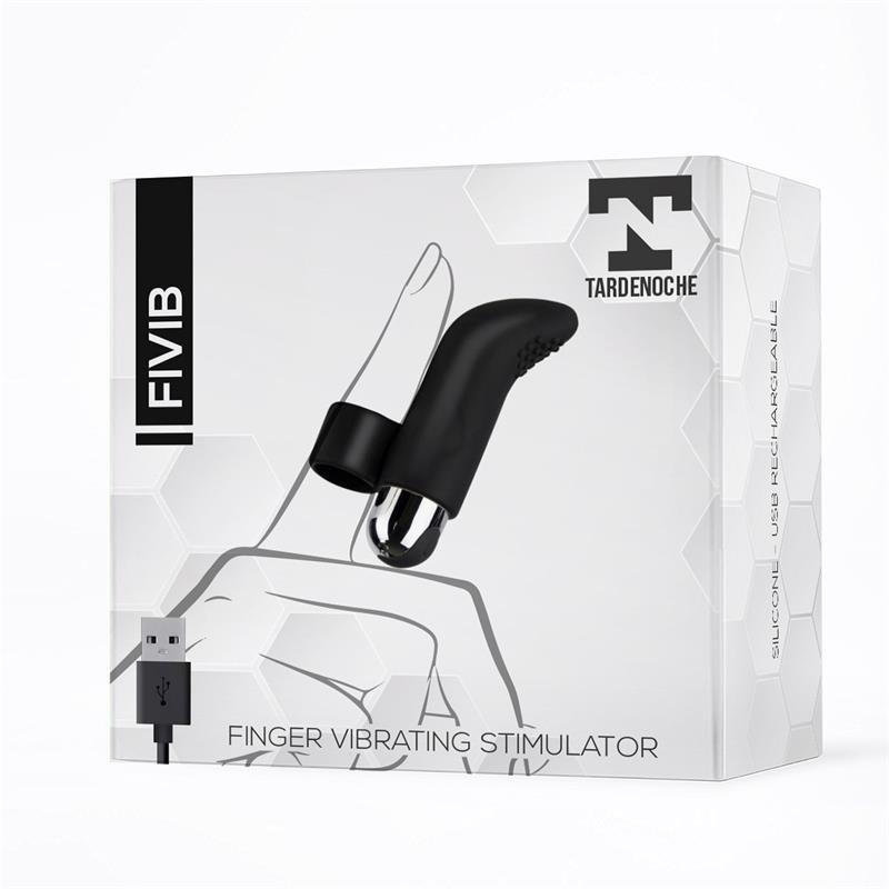 Fivib Stimulateur de Doigt Noir