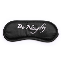 Set de 3 Pièces Masque, Menottes et Plumes Noir