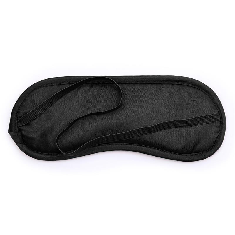 Set de 3 Pièces Masque, Menottes et Plumes Noir