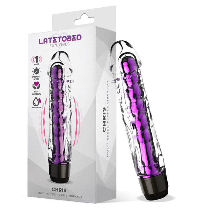 Chris Vibromasseur Multi-Vitesses Violet
