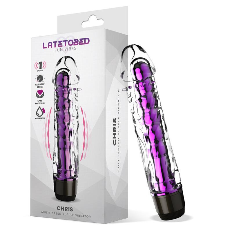 Chris Vibromasseur Multi-Vitesses Violet