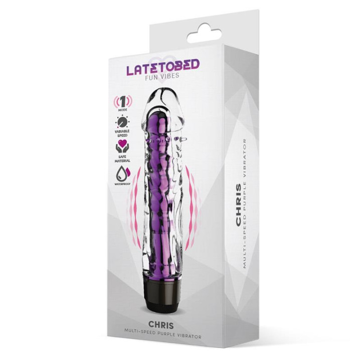Chris Vibromasseur Multi-Vitesses Violet