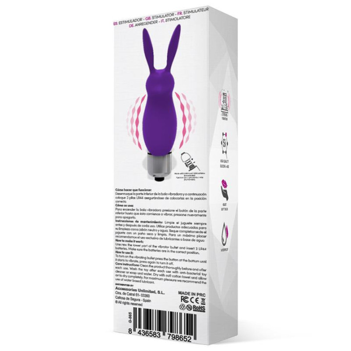 Hopye Oeuf Vibrant Lapin Pourpre
