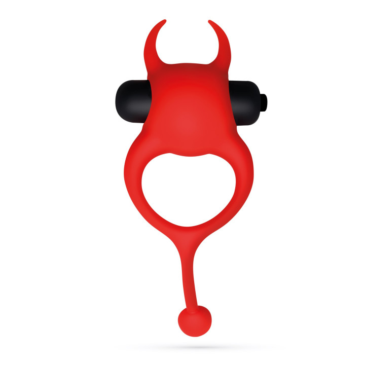Daemon Anneau pour Pénis avec Vibration Rouge