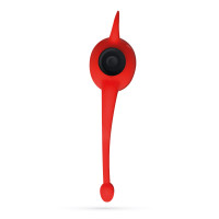 Daemon Anneau pour Pénis avec Vibration Rouge
