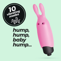 O-Pet Lapin avec Balle Vibrante Rose Pastel