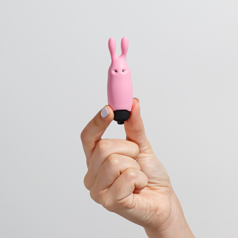 O-Pet Lapin avec Balle Vibrante Rose Pastel
