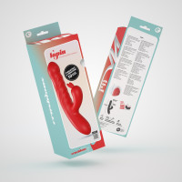 Lapin Vibrador Conejo con Empuje Rojo