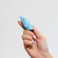 O-Pet Dauphin avec Balle Vibrante Bleue