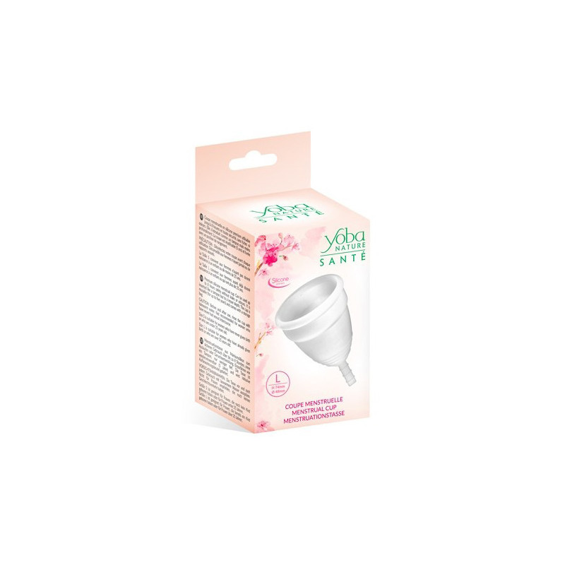Copa Menstrual Blanca Talla L