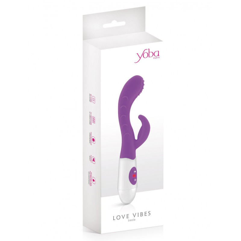 Vibromasseur Rabbit Leola Violet