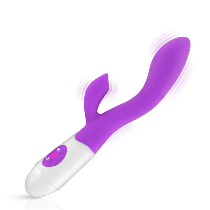 Vibrador Silicona Rabbit Naya Morado