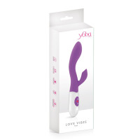 Vibrador Silicona Rabbit Naya Morado