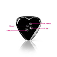 Heart’s Desire Estim Layonvibrator Negro