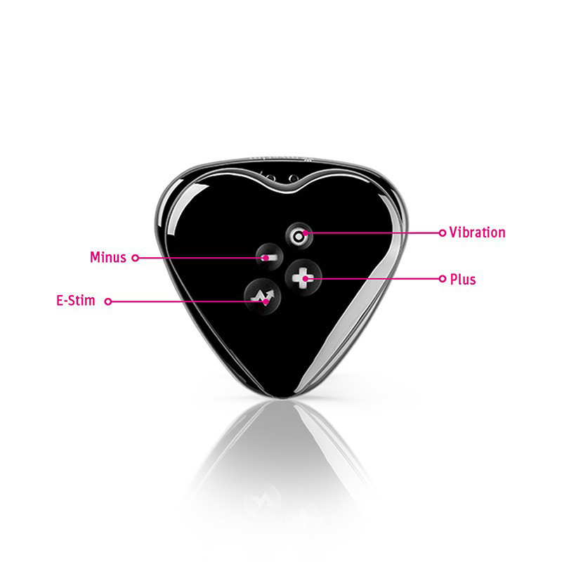 Heart’s Desire Estim Layonvibrator Negro