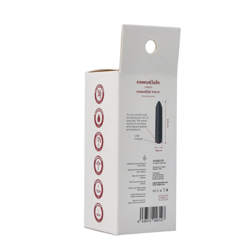 Wave Rechargeable Vibrating Bullet