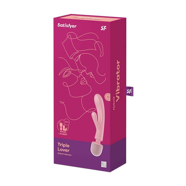 Satisfyer Triple Lover Rose