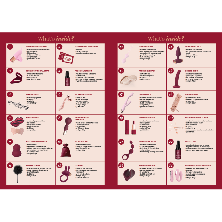 Calendrier de l'Avent Sexy Love