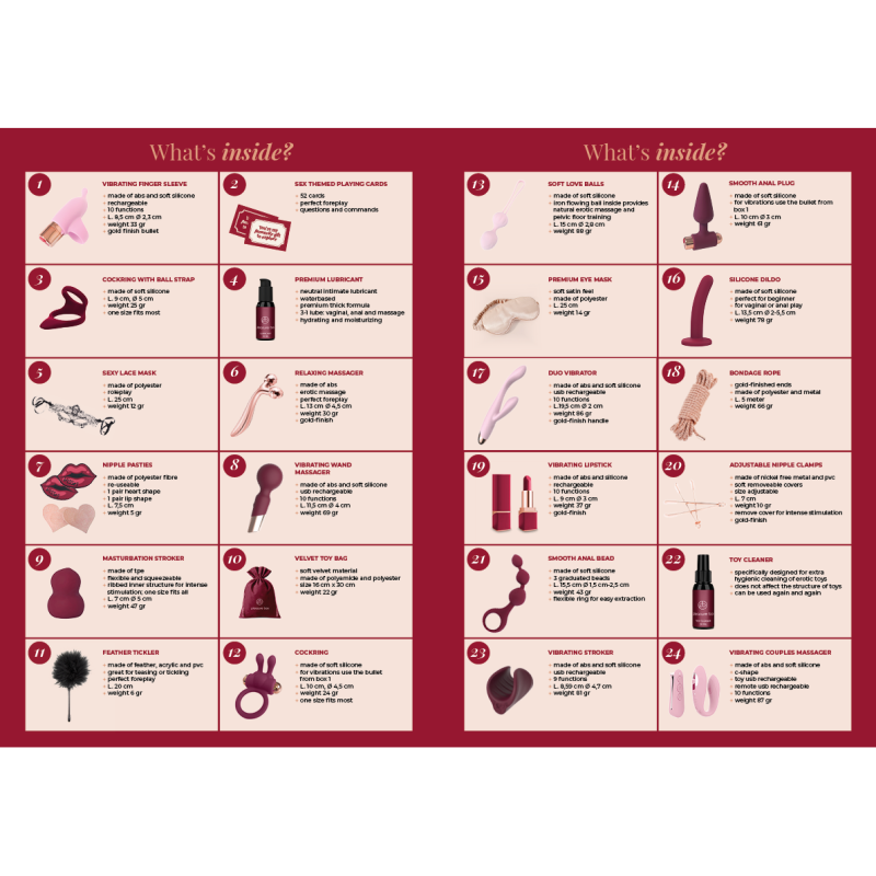 Calendrier de l'Avent Sexy Love
