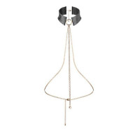 Désir Métallique Collier Maille Métalique Noir