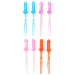 8 Pinchos Pene Colores