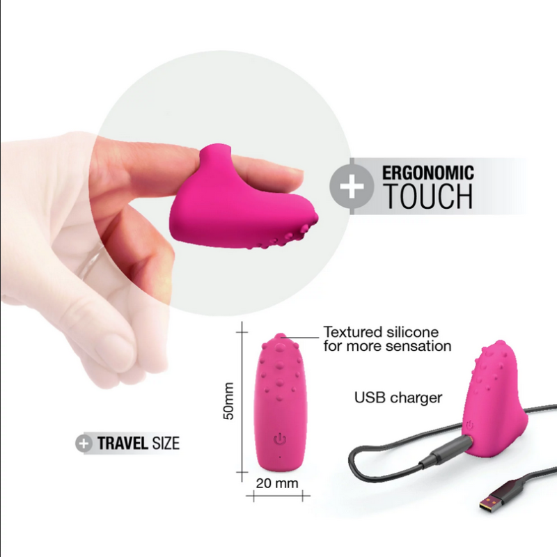 Vibromasseur de Doigt Magic Finger Rose