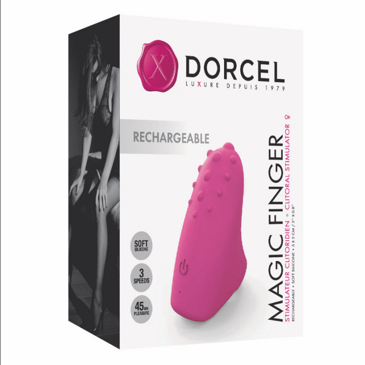 Vibromasseur de Doigt Magic Finger Rose