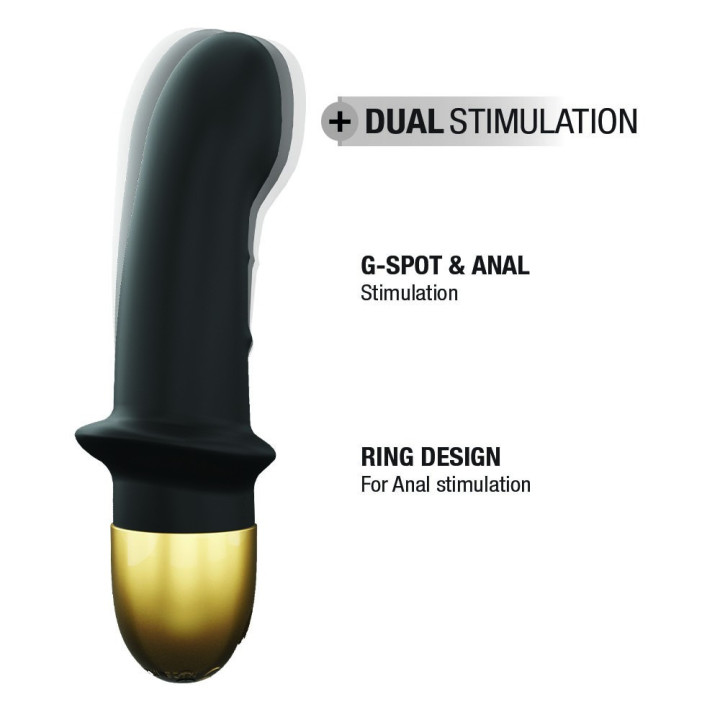 Vibromasseur Mini Lover Noir-Or