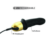 Vibromasseur Mini Lover Noir-Or