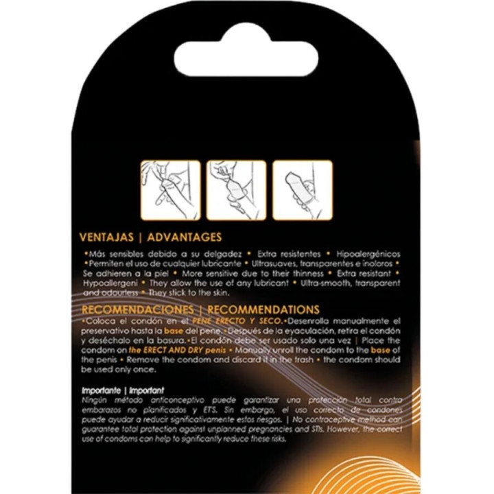 Classic Préservatifs Sans Latex 3 Uts