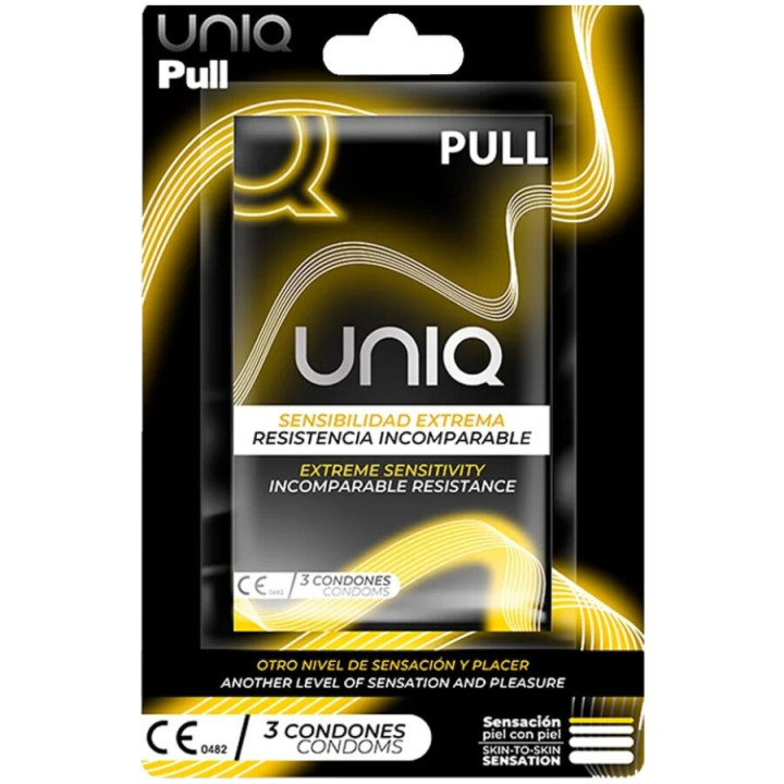 Pull Préservatifs avec Languettes Sans Latex 3 Unités