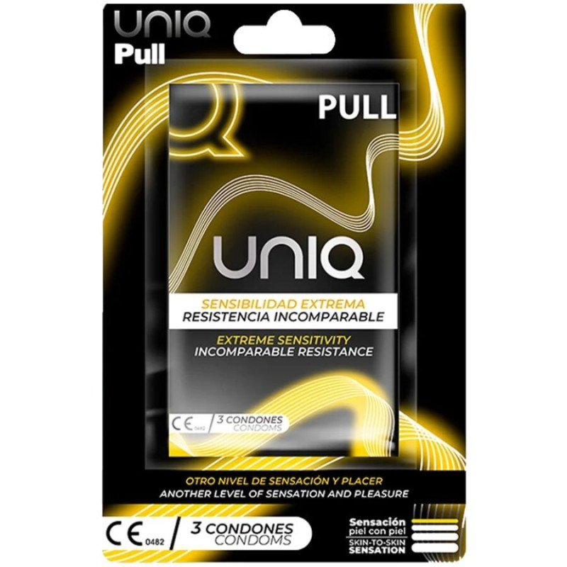 Pull Préservatifs avec Languettes Sans Latex 3 Unités