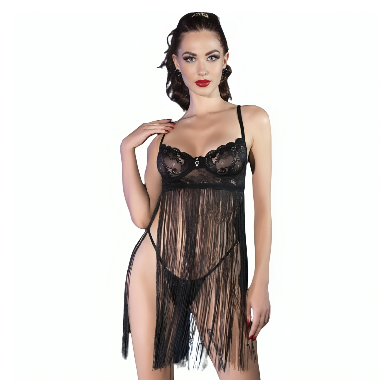 Babydoll Negro CR 4496