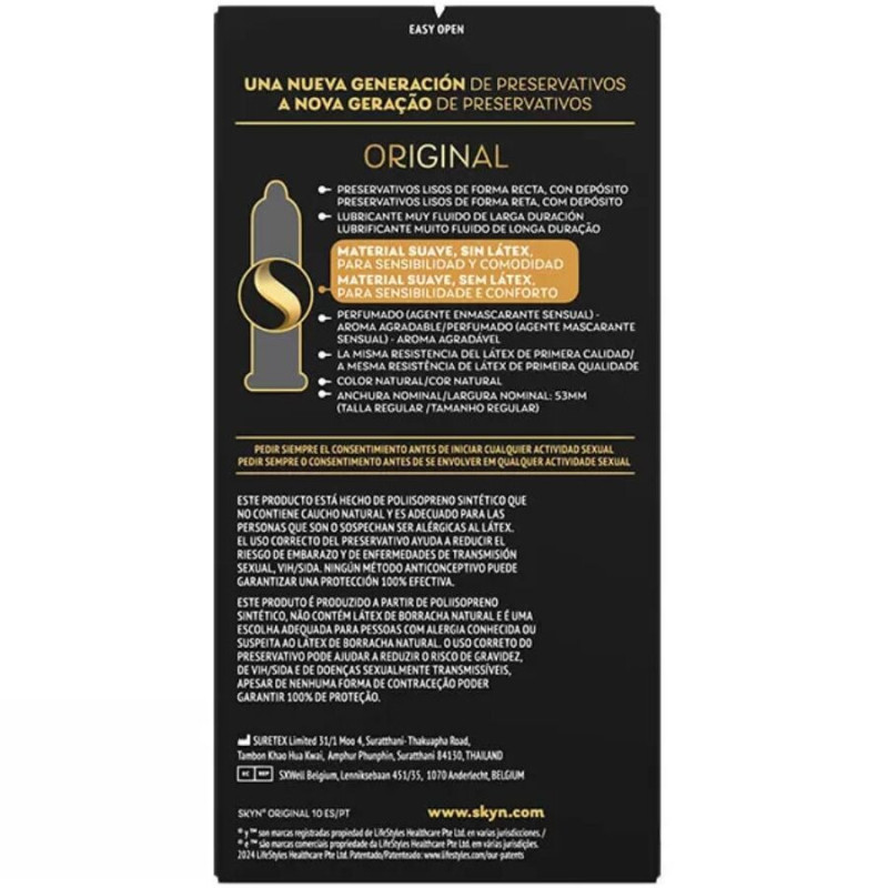 Préservatif Original Sensation Naturelle 10 Unités