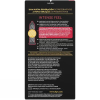 Préservatif Intense Feel Texture au Design Ondulé 10 Unités