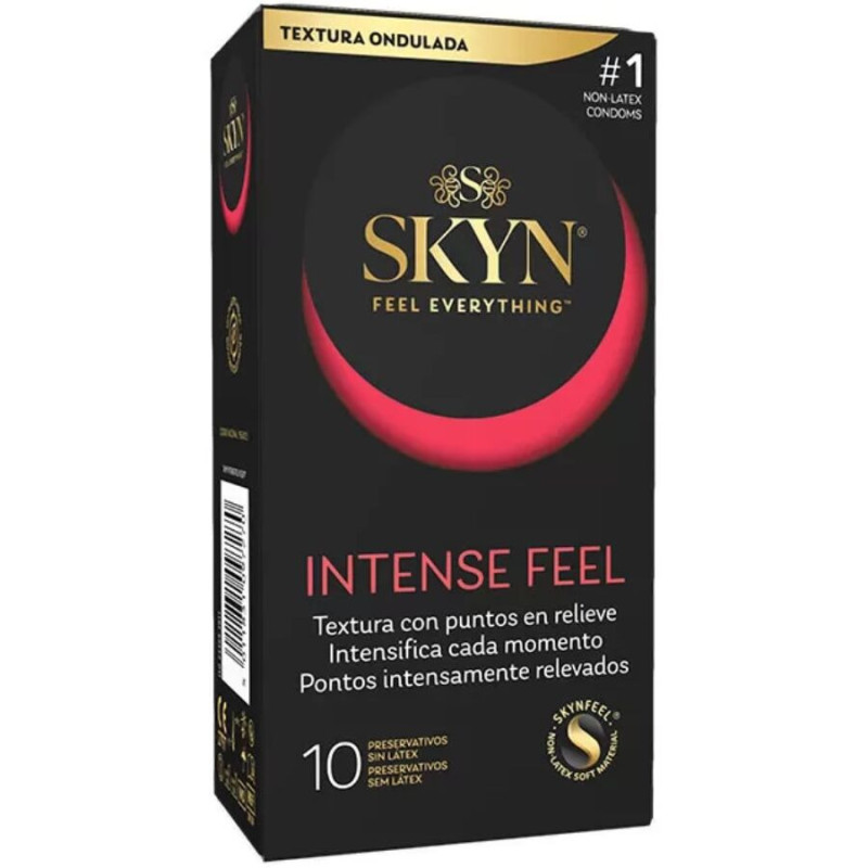 Préservatif Intense Feel Texture au Design Ondulé 10 Unités