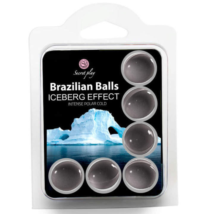 Set 6 Brazilian Balls Effet Iceberg