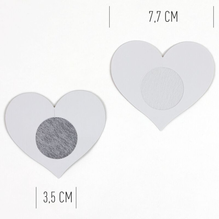Wow Boobs! Cache-Tétons Coeur