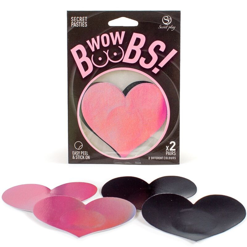 Wow Boobs! Cache-Tétons Coeur