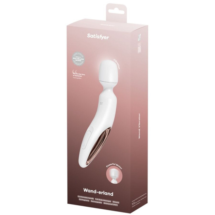 Wand Erland Masseur Vibrant Blanc
