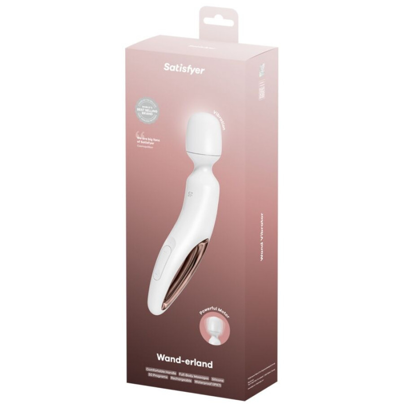 Wand Erland Masseur Vibrant Blanc