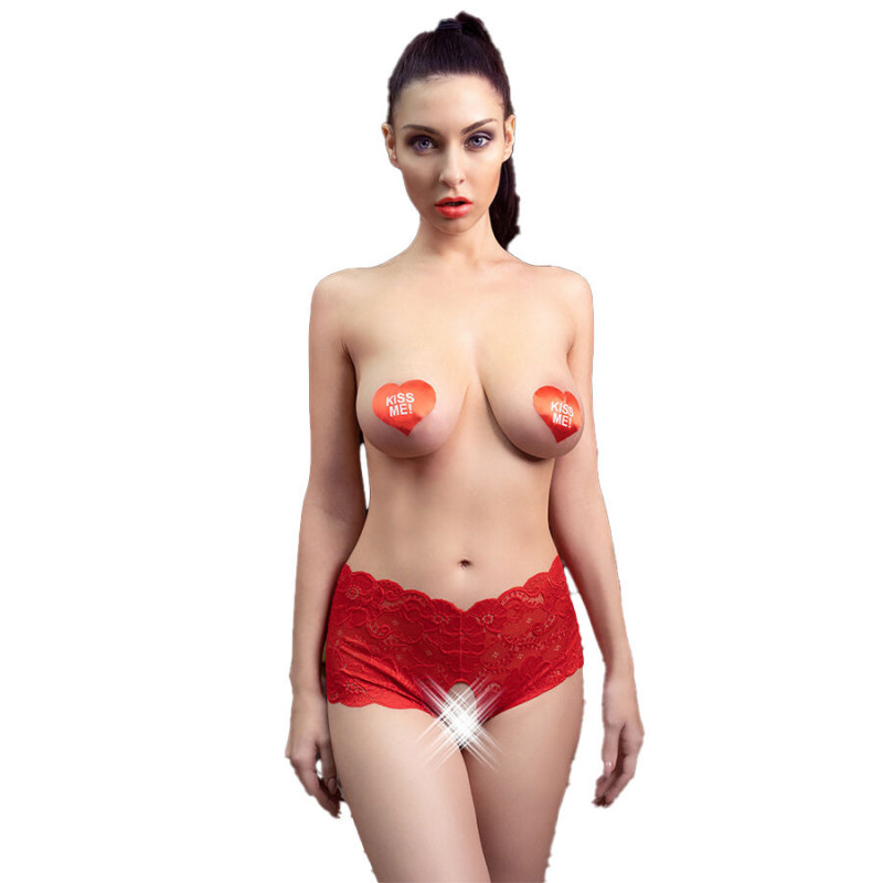 Panties Crotchless Rouge CR 4641