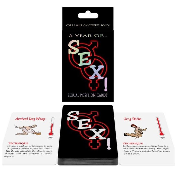 Jeu de Cartes Positions Sexuelles Un An de... Sexe !