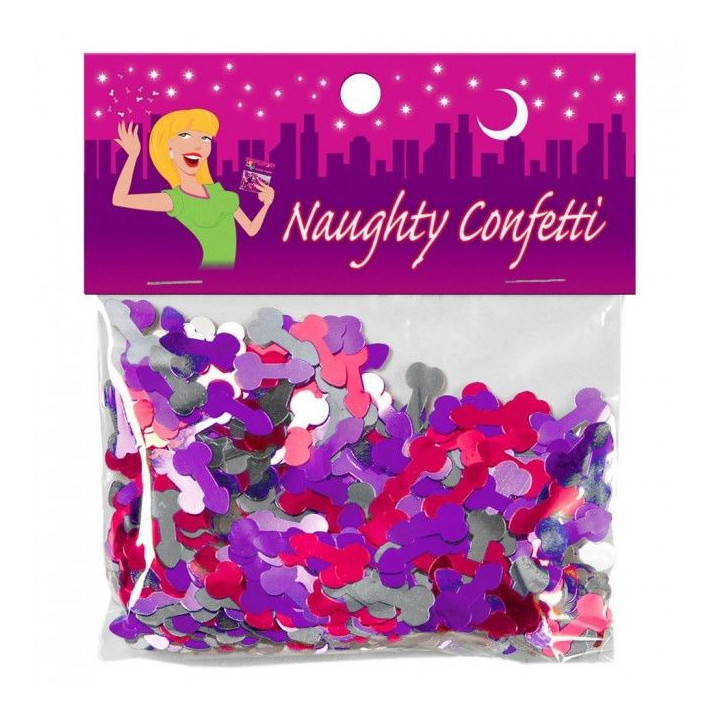 Naughty Confetti Forme Pénis