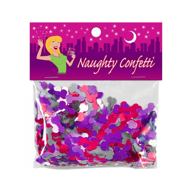 Naughty Confetti Forme Pénis