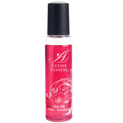 Huile Stimulante Fraise Voyage Effet Chauffant 35 ml